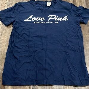 🩷PINK Victoria's Secret Blue Short Sleeve Tees🩷